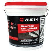 W rth Ready-to-Use Lightweight Joint Compound, 1 gal, Gypsum, Pre-Mixed