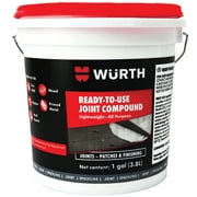 Würth Ready-to-Use Lightweight Joint Compound, 1 gal, Gypsum, Pre-Mixed