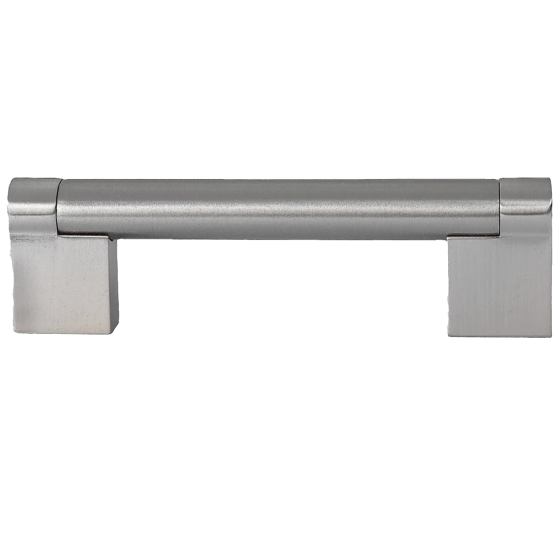 Würth Satin Nickel Round Handle Rectangular Pull 3", 10 pack