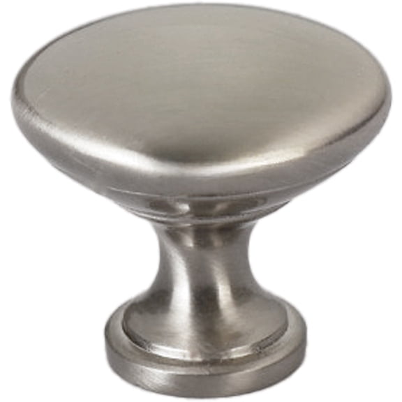 Würth Satin Nickel Round Mushroom Knob, 10 Pack