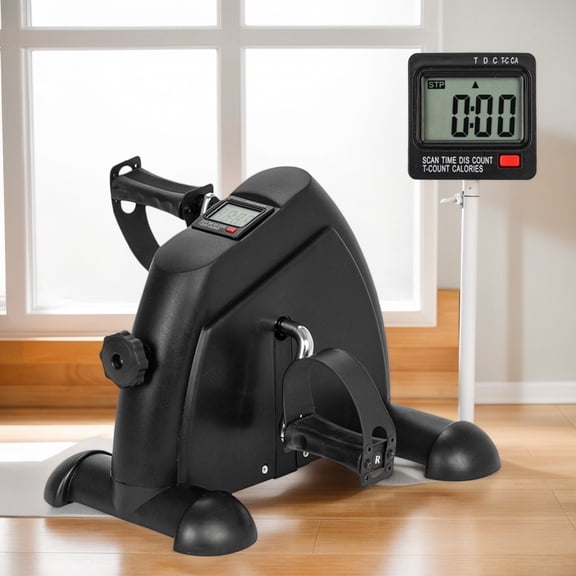 W002K Home Use Hands and Feet Trainer Mini Exercise Bike Black