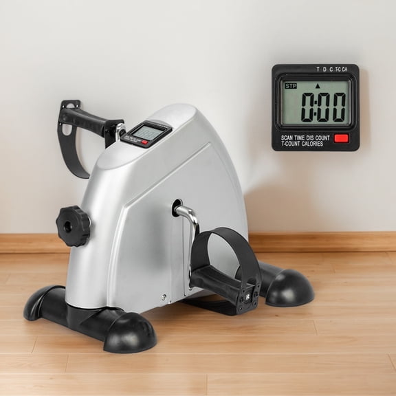 W002K Home Use Hands and Feet Trainer Mini Exercise Bike Silver