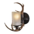 thumbnail image 1 of W0032-Vaxcel-Yoho 1-Light Wall Sconce in Rustic Style 13 Inches Tall and 5.5 Inches Wide, 1 of 9