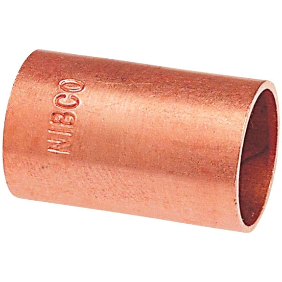 W00985T Pipe Fitting, Copper Repair Coupling Less Stop, 1.25-In. Copper x Copper - Quantity 1
