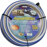 W01-6600 AquaFresh High Pressure Drinking Water Hose - 5/8 x 50, White
