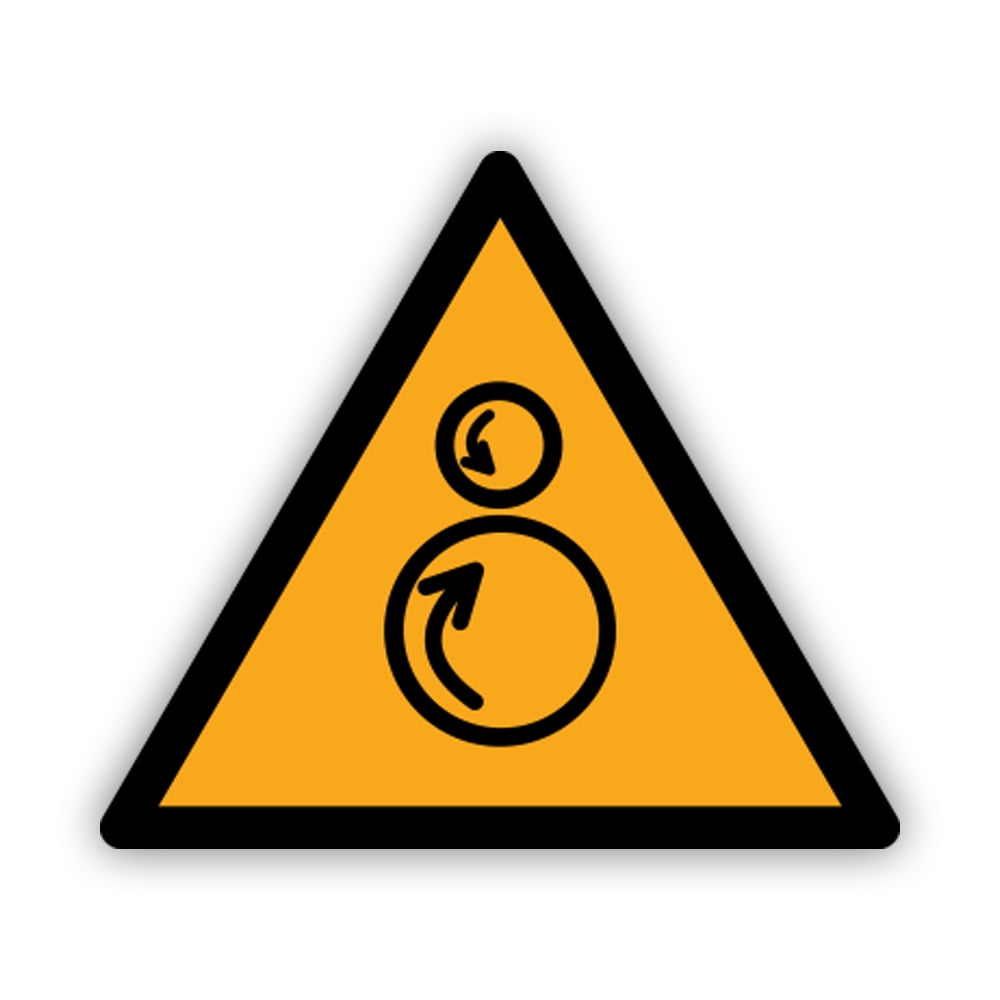 W025 - Counter-Rotating Rollers Sticker Decal - Self Adhesive Vinyl ...