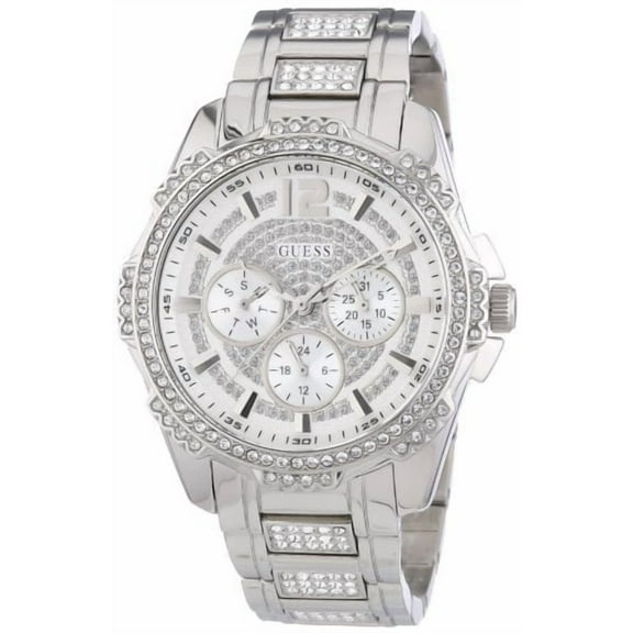 W0286L1 mm Silver Steel Bracelet & Case Mineral Women's Watch