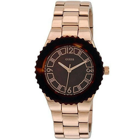 W0468L1 44mm Stainless Steel Case Rose Gold Gold Plated Stainless Steel Synthetic Sapphire Women's Watch