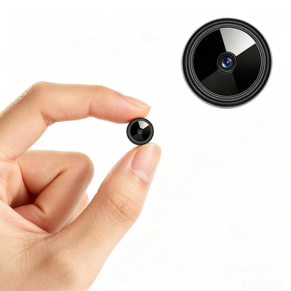 W1 4K Mini Video Recorder with Voice Recording Function Compact Camera with 360 Wide Angle Lens for Video and Audio Capture in Any Location
