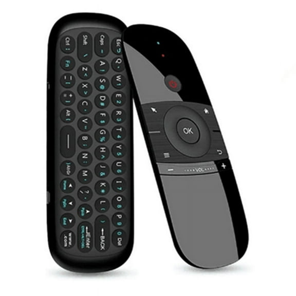 W1 Air Mouse 2.4G Wireless Keyboard Remote Control IR Learning 6- Motion Sense for Smart TV Android PC