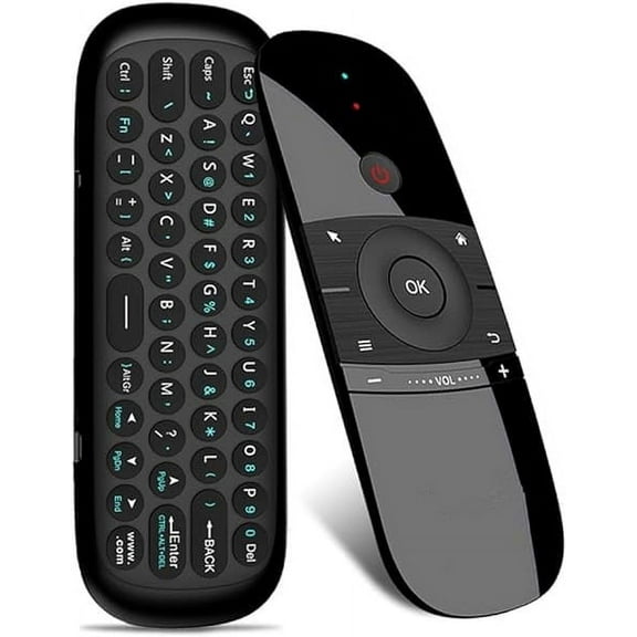 W1 Remote Control,Air Mouse Remote Control,Universal TV Remote Control,2.4G Wireless Keyboard Multifunction Remote Control for Nvidia Shield/Android TV Box/PC/Projector/HTPC/All-in-One PC PC
