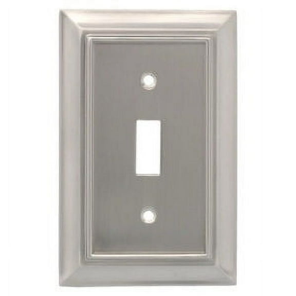 W10087-SN Satin Nickel Architect Single Switch Cover Plate