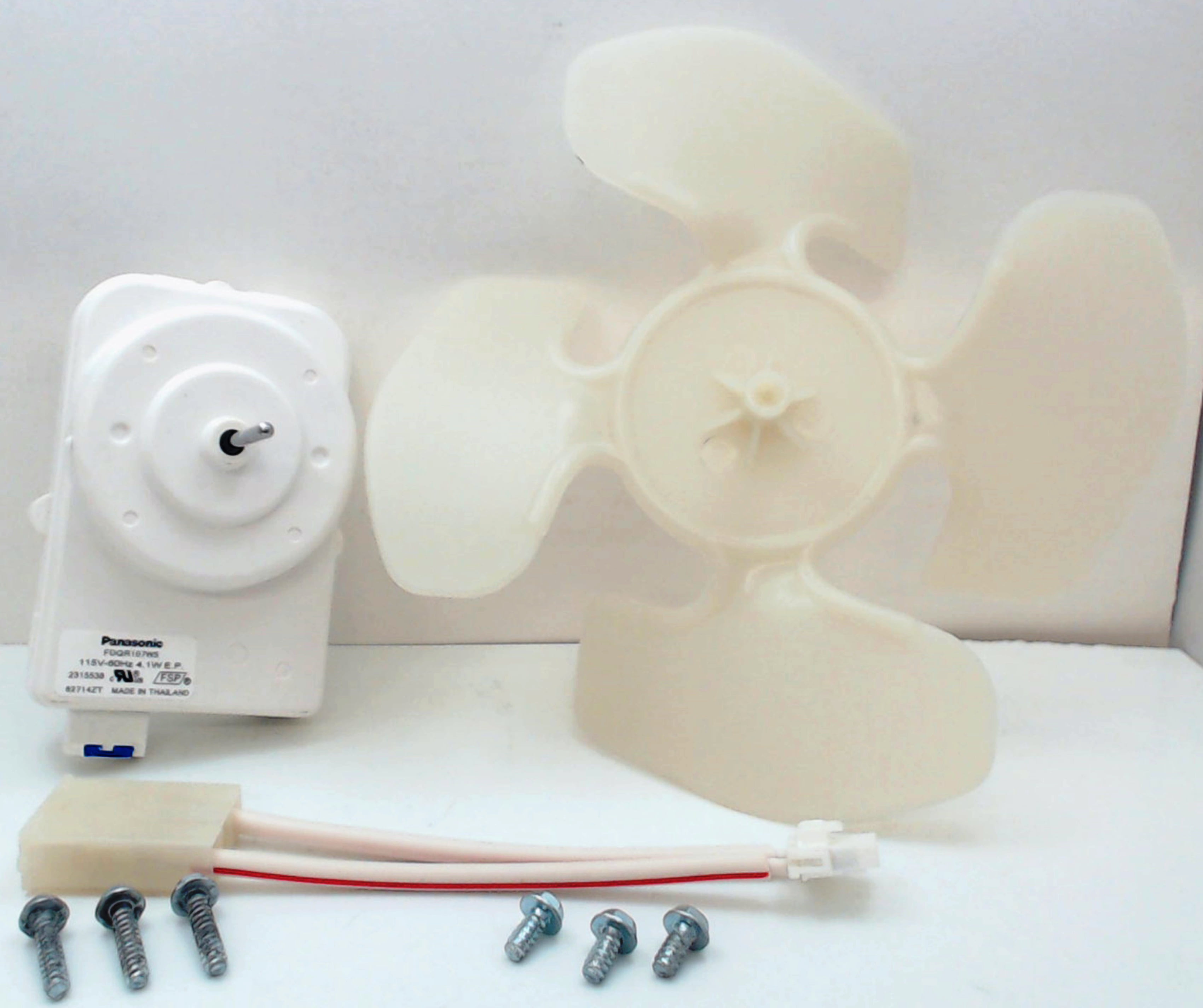 W10124096, Refrigerator Condenser Fan Motor fits Roper, Kenmore, Whirlpool