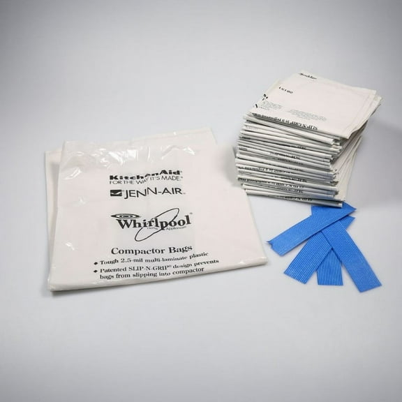 W10165294RB Whirlpool 60 Pack Trash Compactor Bag OEM W10165294RB