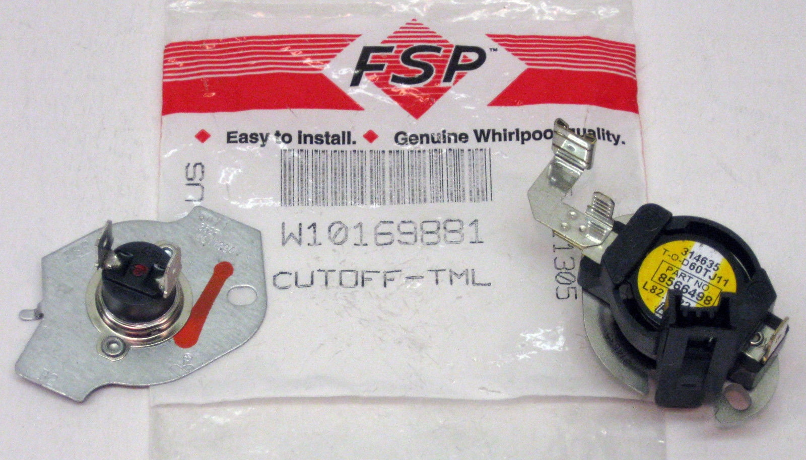 W10169881 Whirlpool Kenmore Dryer Thermostat Thermal Fuse AP4316800 PS1964653
