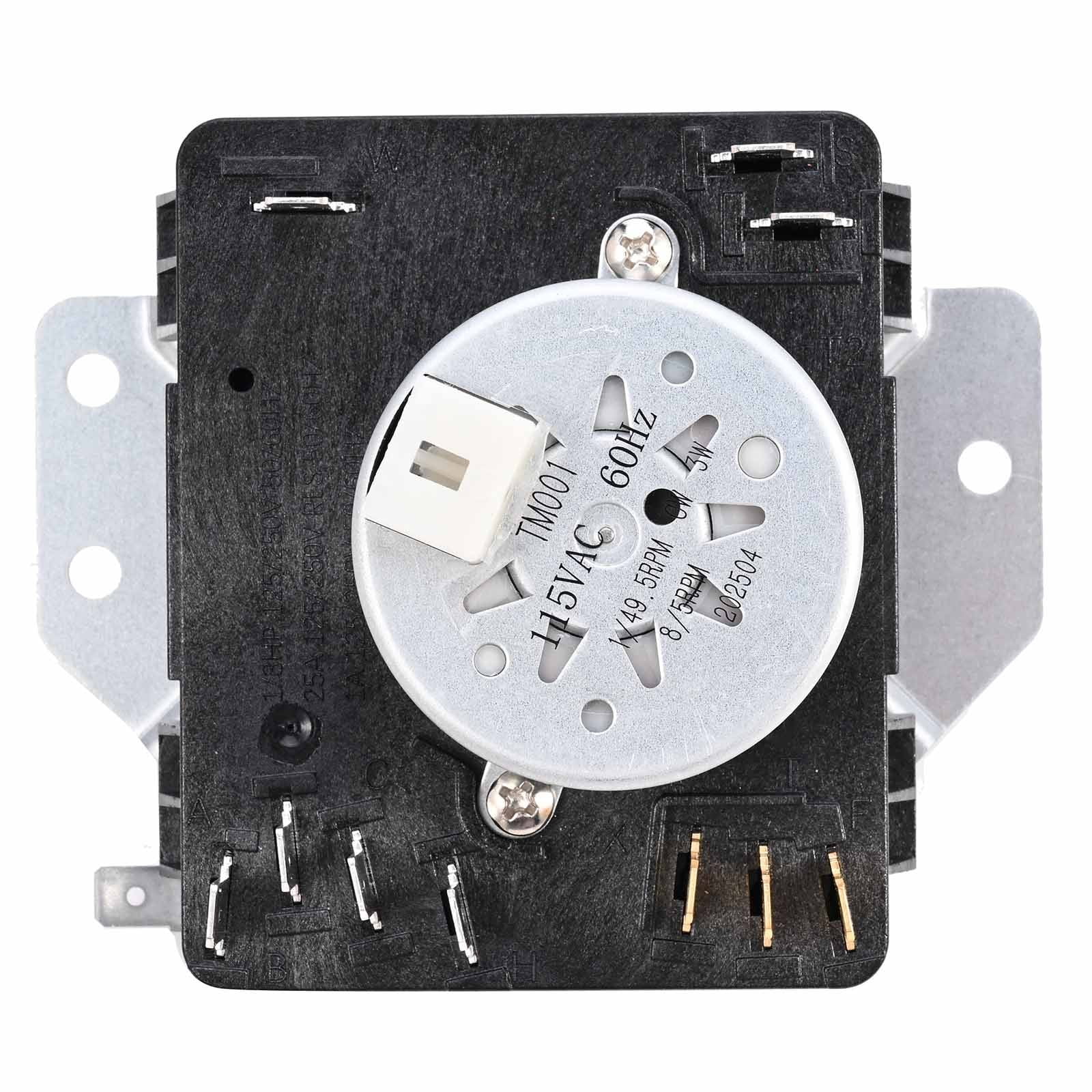 W10185992 WPW10185992 Dryer Timer Replacement, Compatible with Whirlpool Maytag Dryer Models, Controls Heating and Timer Functions, Exact Fit