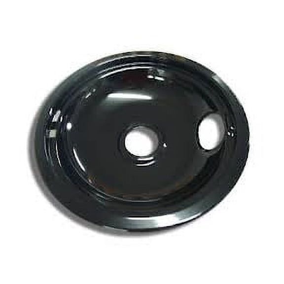 W10290350: DRIP PAN Black porcelain   8'' FOR Whirlpool RANGE