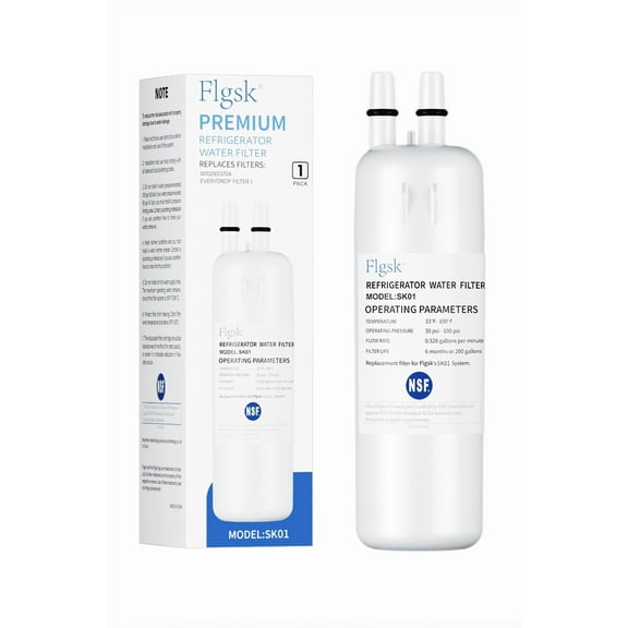 W10295370A Water Filter, Compatible with Filter 1, EDR1RXD1, W10295370, KAD1RXD1, 9081. 1 Pack New