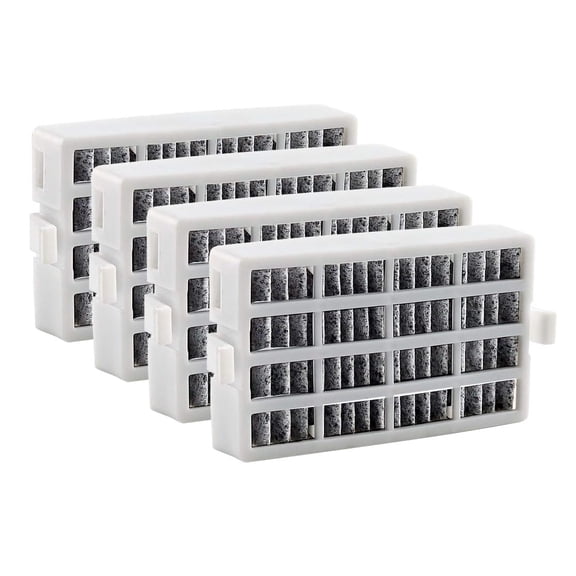 W10311524 AIR1 Refrigerator Air Filter Cartridge Replacement for Whirlpool Kenmore Refrigerator Compatible with Fresh Flow Refrigerator Air Filter, 4 Pack, White
