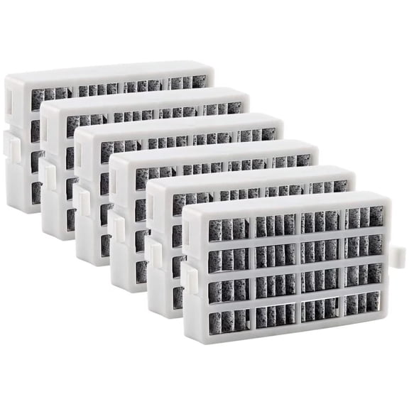 W10311524 AIR1 Refrigerator Air Filter Cartridge Replacement for Whirlpool Kenmore Refrigerator Compatible with Fresh Flow Refrigerator Air Filter, 6 Pack, White