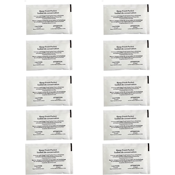 W10346771A Refrigerator Produce Preserver (10 Packets-5 Pack Included) by Replacement for 2117689,AH350301EA3503014,PS3503014