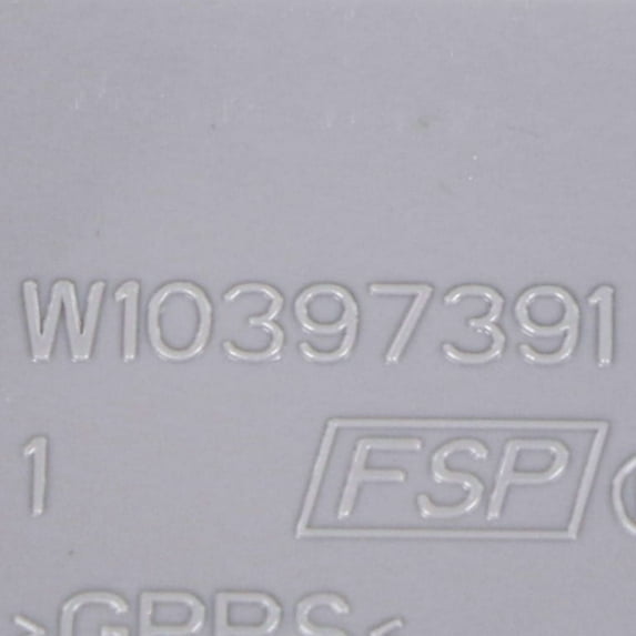 W10397392 Whirlpool Grille-Dispenserwhite W10397392