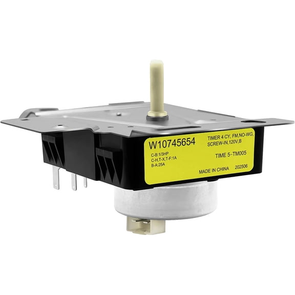 W10745654 W10857611 W10745654 A W10436306 Dryer Timer Compatible with Amana NGD4655EW2 NGD4655EW1 NGD4655EW3 NGD4655EW4 Crosley VGD6505GW0 Roper RGD4516FW0 Dryer
