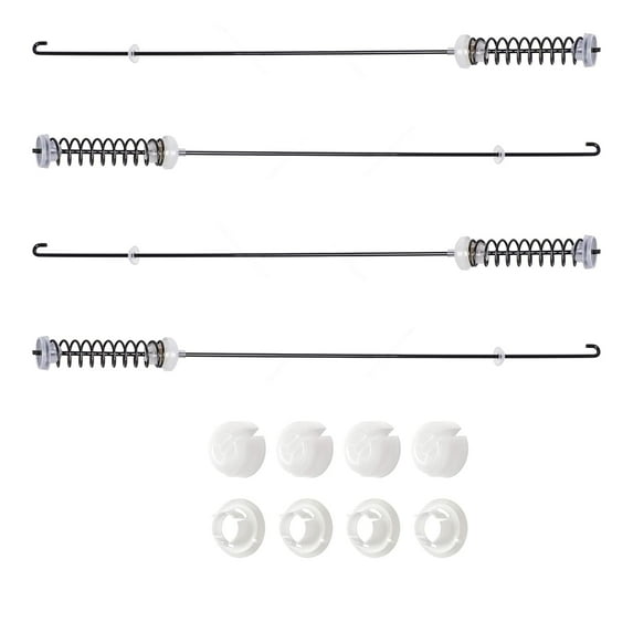 W10780045 Washer Suspension Rods Kit (4 Pack) - Replacement for Whirl-pool Ken-more May-tag Ama-na Suspension Rod W10537442 W10780053 WTW4616FW0 NTW4516FW0 NTW4516FW1 WTW4800BQ1