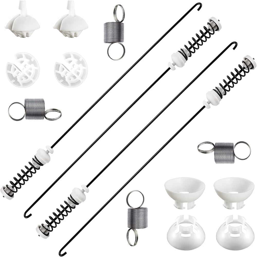 W10780048 Washer Suspension Rod Kit (4pcs) with W10400895 Washer