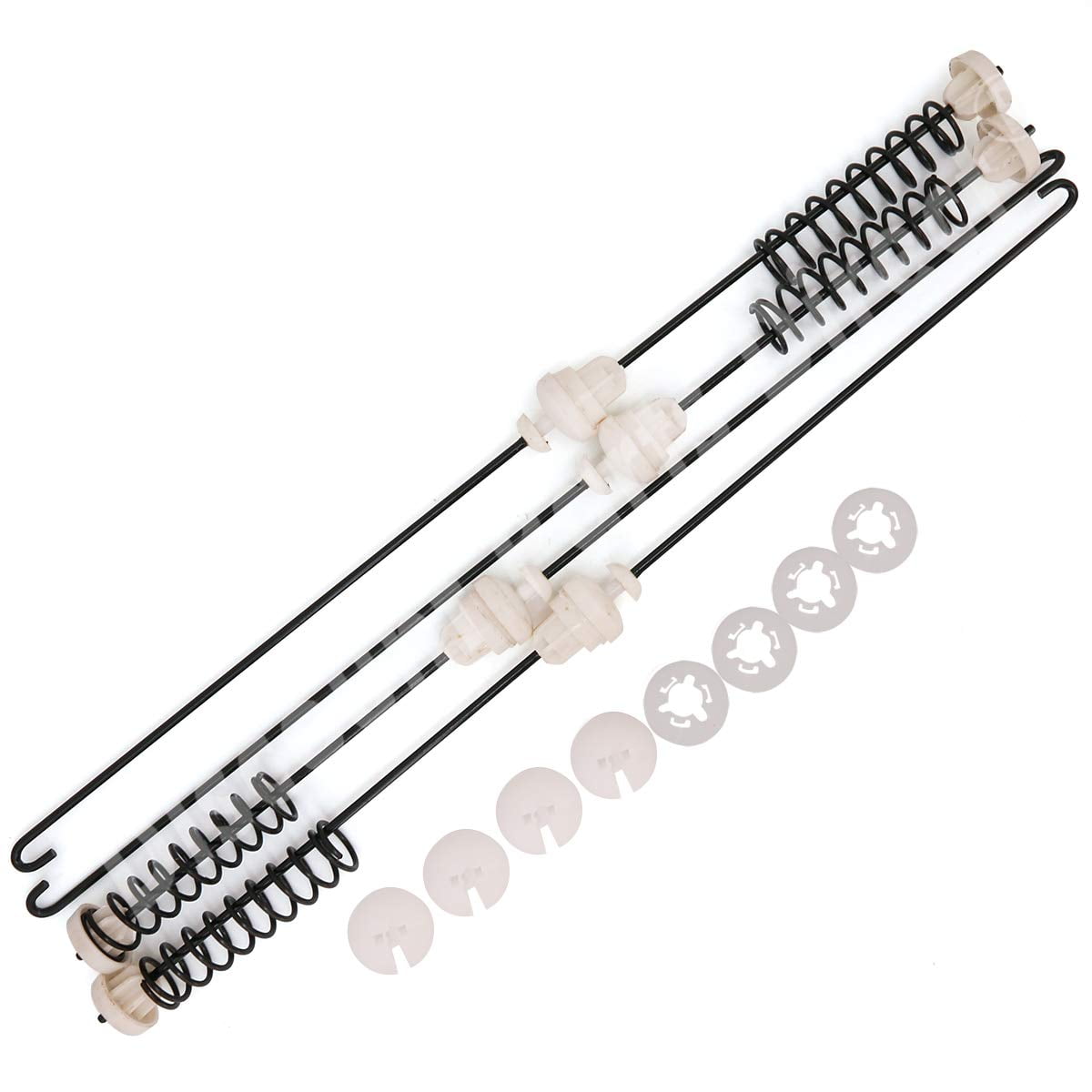 W10780051 Washing Machine Suspension Rod Kit Set for Whirlpool Maytag Kenmore Washer Replaces W10317708, W10317709