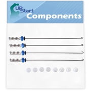 W10820048 Washing Machine Suspension Rod Kit Replacement for Kenmore / Sears 11027042603 Washer - Compatible with W10189077 Suspension Spring Kit - UpStart Components Brand