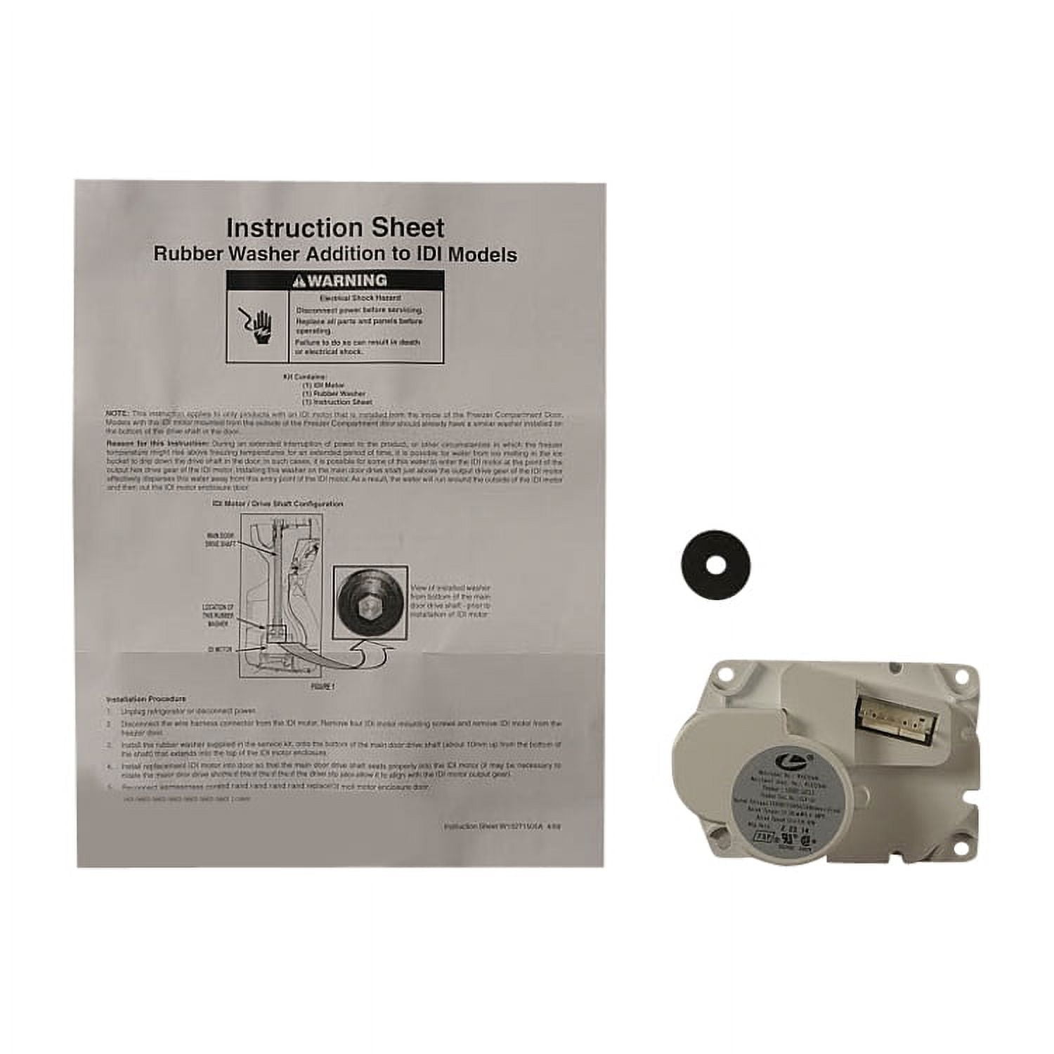 W10822606 Whirlpool Refrigerator Motor