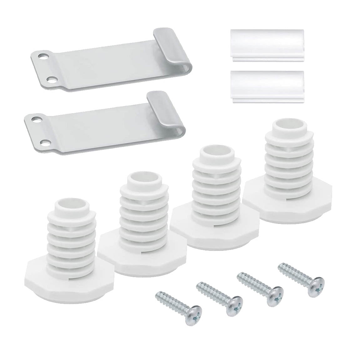 Universal Stainless Steel and Plastic Dryer Stacking Kit