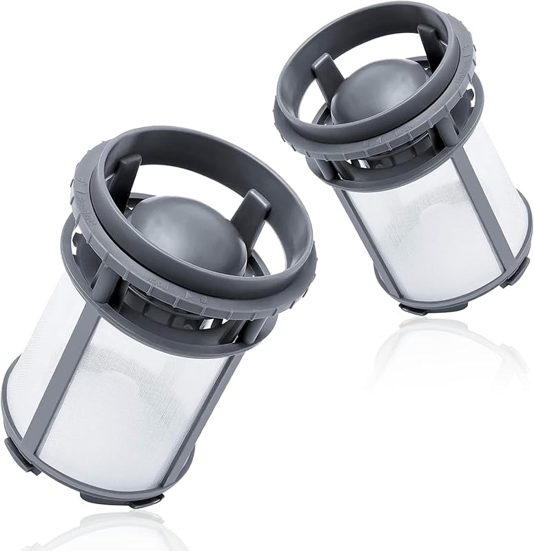 W10872845 Dishwasher Pump Filter Cup (2 Pack) Replacement for Whirlpool Kenmore Amana Kitcheniad Dishwasher Replaces 8579307 AP6030094 W10056425 W10056426
