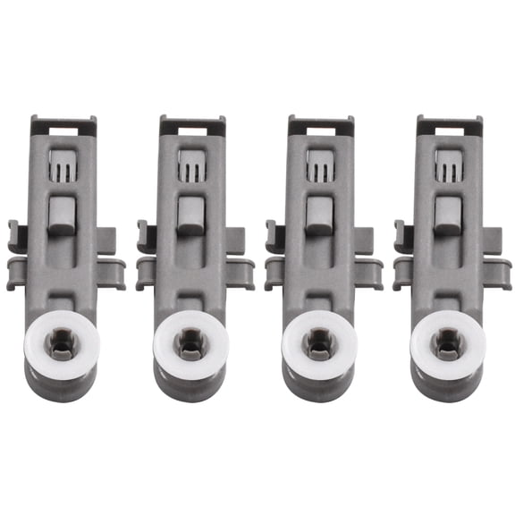 W10888592 Upper Dishwasher Rack Wheels for Whirlpool, 4-Pack Replacement Rollers for Upper Dish Rack