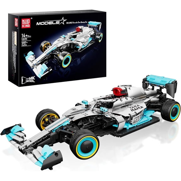 W11-EQ Formula 1 Racing Car, Performance Scale Model Car for Adults,Authentically Detailed Build and Display Model for Home or Office Decor, 1257 Pcs