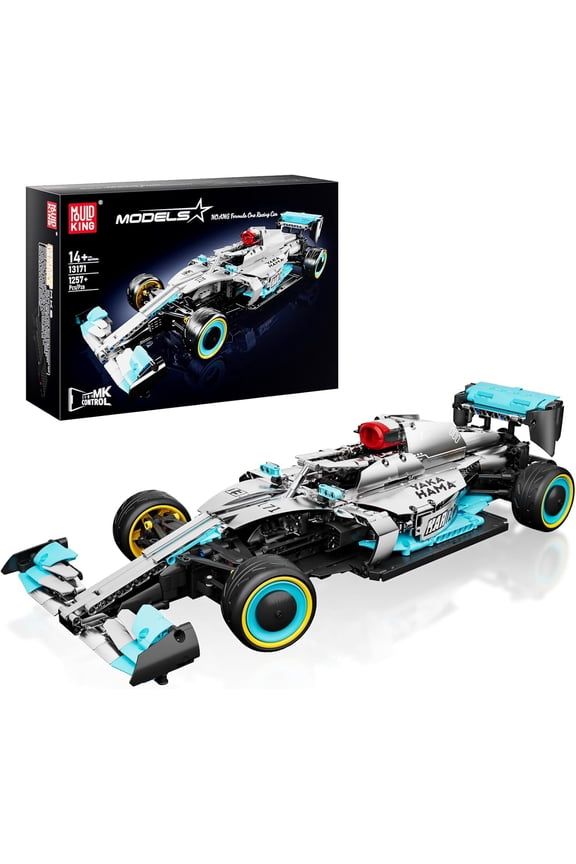 W11-EQ Formula 1 Racing Car, Performance Scale Model Car , Authentically Detailed Build and Display Model for Home or Office Decor, 13171, 1257Pcs