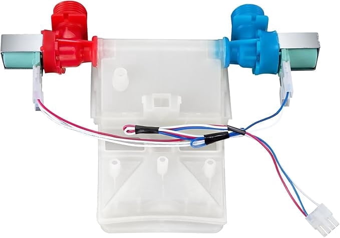 W11101906 W11210463 Washer Water Inlet Valve, Replaces For W10701461 W10883458 W10869803 W11038696 AP6329219, Compatible with Whirl.pool Am.ana Cro.sley May.tag
