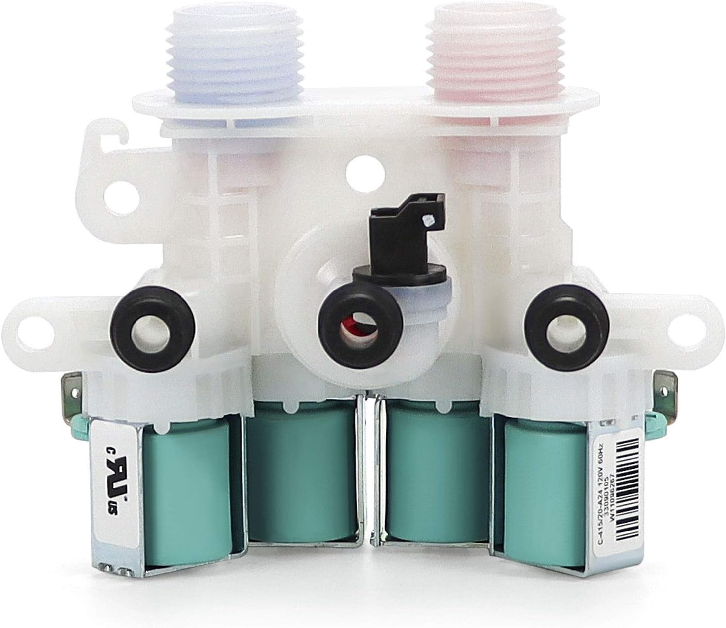 W11165546 W10758828 Washer Water Inlet Valve - Compatible with Maytag &Whirlpool Washing Machine wm0642hw wm0642hw mah7500aww,mvwb765fw0 mvw6230hw2 Replace#w11096267
