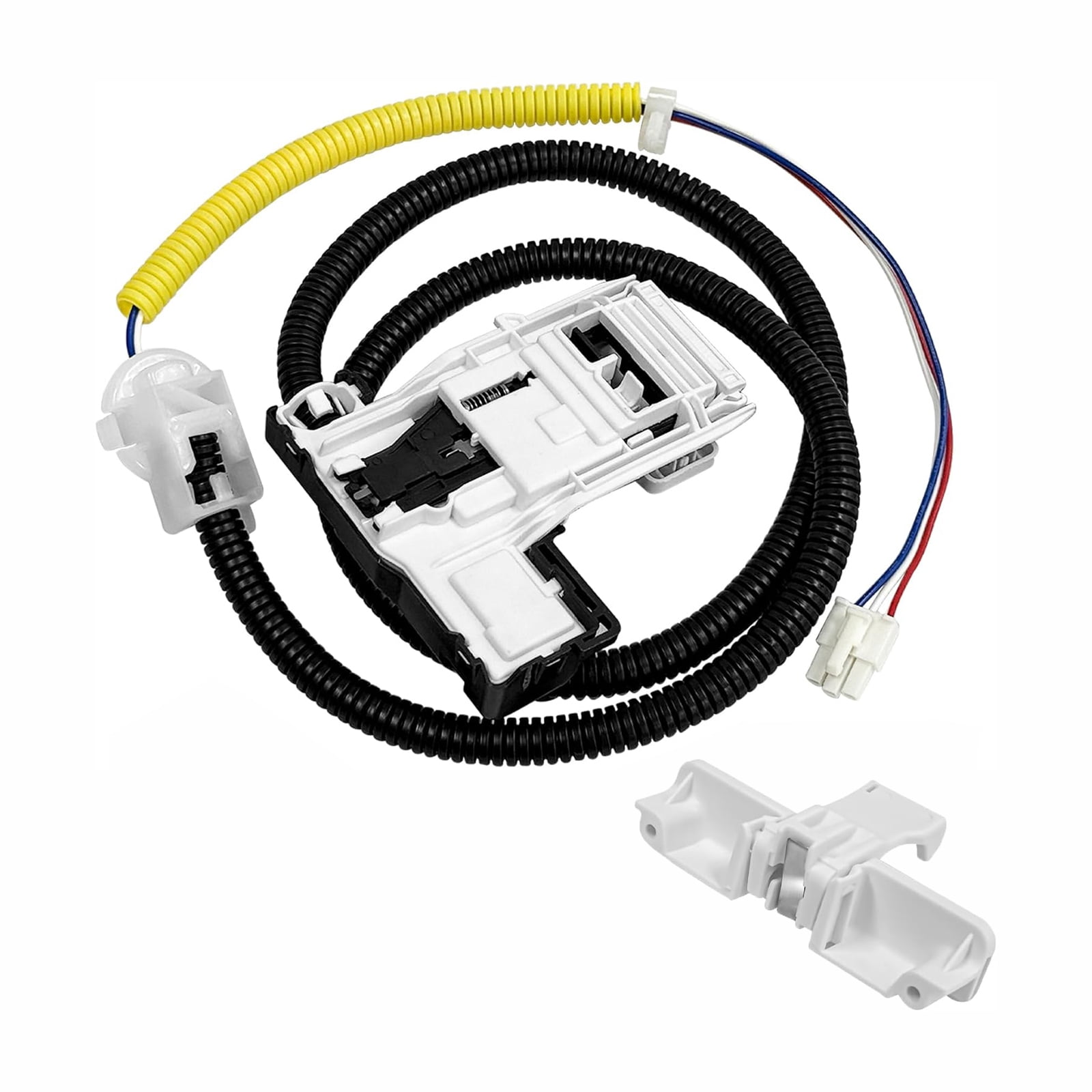 W11307244 Washer Lid Lock Switch, Plastic Washing Machine Gasket Cover Lock Assembly, Replace W11307244, W10682535 and AP6832601