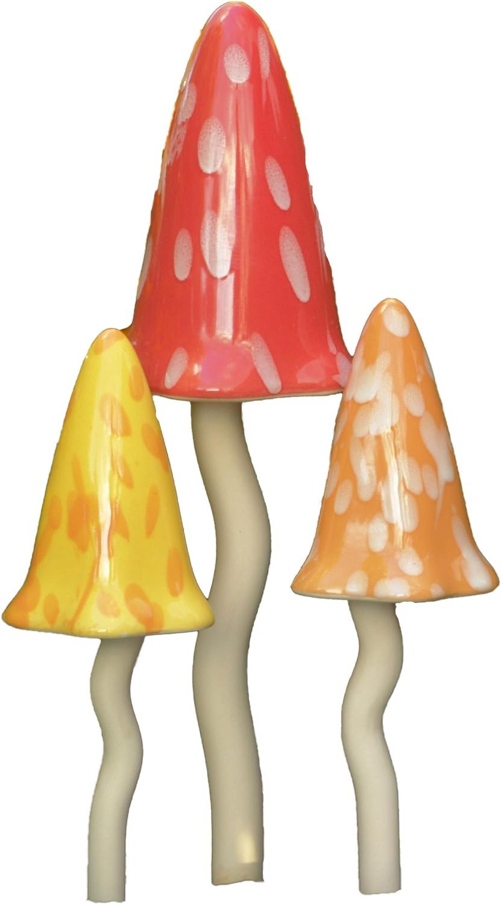 W116 3Pack Garden Ceramic Lawn Ornament, Weatherproof Indoor And