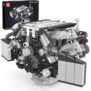 W12 Engine Toys Building Block, Model Engine Kit for Adults, V8 Engine Scale Model, STEM DIY Building Kits That Works, Blocks for Adults and Aged 14+ 871 Pieces
