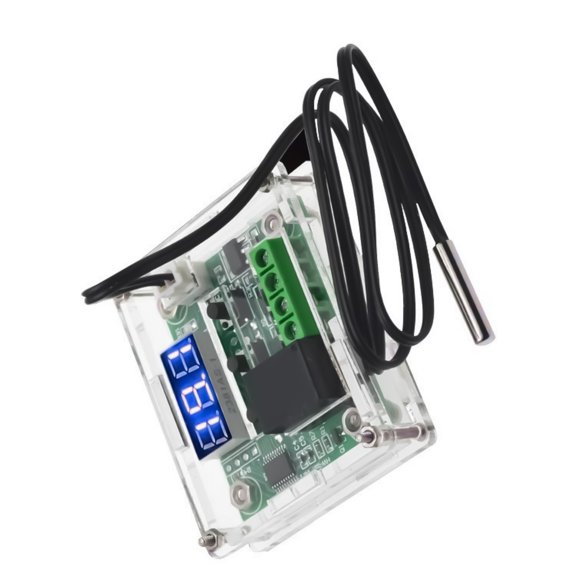 W1209 DC12V Blue/Red Light Digital Temperature Controller Module High Precise Sensors & Adjustable Ranges 50℃ To 110℃