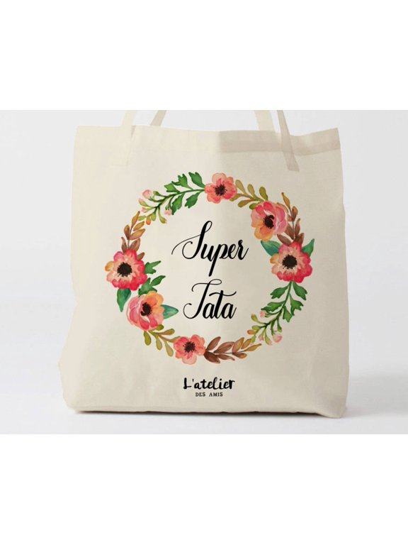 W121Y Tote bag Custom tata canvas bag tote bridesmaid bag married wedding Tote Bag tote ba