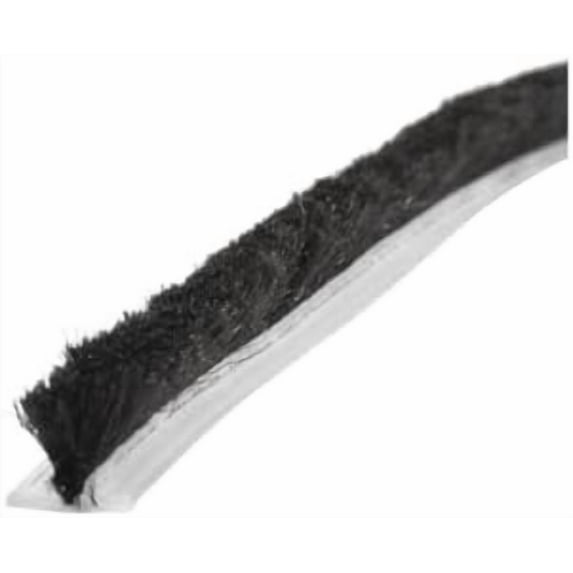 W125C .250" (6.3 mm) Storefront Door Pile Weatherstrip - 100'