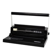 W12m Iron Ring Binding Machine 34 Hole Loose Leaf Iron Ring Punching Machine Double Coil Manual Wire Binding Machine ,Easy to Use