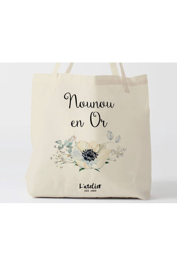 W132Y Tote bag Personalized nanny canvas bag bag cotton bag super nanny bag nanny bag scho