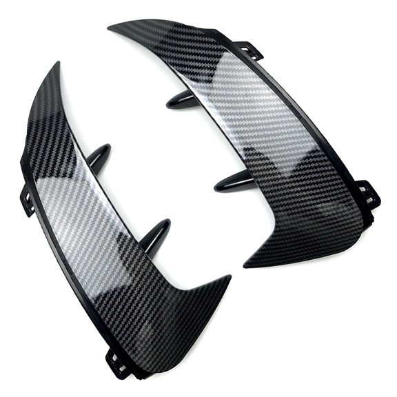 W177 Sedan Rear Bumper Garnish Trim for A-Class 2018-2023, ABS Styling Fin Set, Exterior Detail Clean Profile