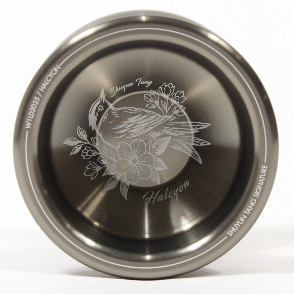 W1LD (Worldwide 1nnovative Leading Design) Halcyon Yo-Yo - Mono-Metal - Shuyun Tang Signature YoYo (Titanium Gray)
