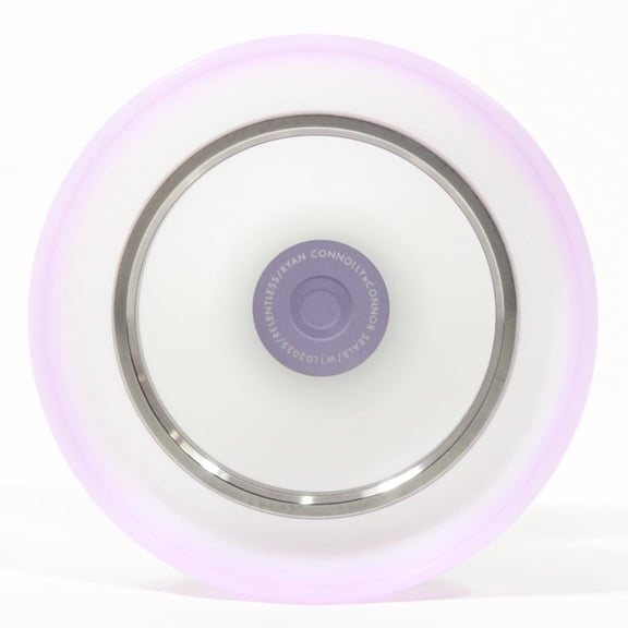 W1LD (Worldwide 1nnovative Leading Design) Relentless Yo-Yo - Ryan Connolly Signature Offstring YoYo (White Purple with SS Rings Connor Seals)